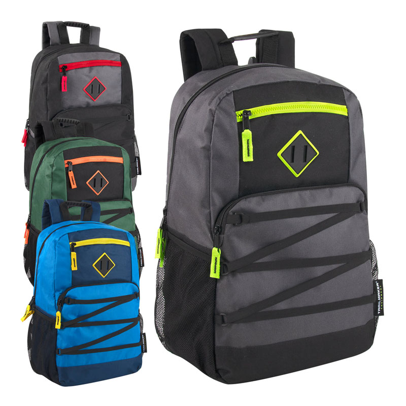 Ano ang mga pakinabang ng Double Zippered Bungee Backpacks