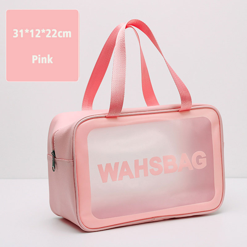 Standup PVC Zipper Cosmetic Bag